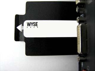 8 Chapter 2 Step 6: Attach a Wyse Conversion Label on Each Converted Thin Client The conversion kit is supplied with Wyse Conversion Labels that must be attached to each thin client as shown in