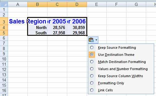 Excel 2007 Intermediate - Page 57 Now click on cell B3, and the correct formula will be displayed in the formula bar, (an example of which is illustrated): Try altering the data in the first workbook