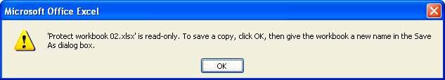 Excel 2007 Intermediate - Page 90 Click on the OK button. Now enter the correct password and then click on the OK button. It should open without problems.