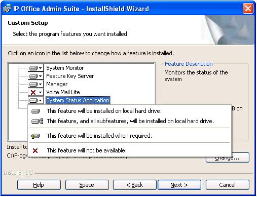 Procedure: Installing the Admin Applications 1. Using the Add or Remove Programs option in the Windows Control Panel, check that the PC does not already have a version of the Admin suite installed.