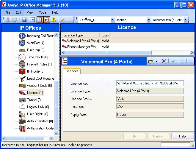 10.6 Licensing 10.6.1 License Keys Various features and applications require entry of license keys into the system's configuration.