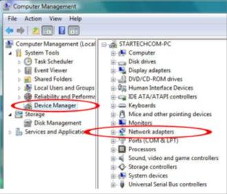 In the new Computer Management window, select Device Manager from the left window panel. 2.