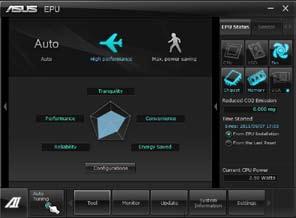 4.3.4 EPU EPU is an energy-efficient tool that satisfies different computing needs. This utility provides several modes that you can select to save system power.
