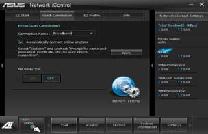 Configuring the Quick Connection To configure the auto-pppoe connection: 1. Click the Quick Connection tab. 2.
