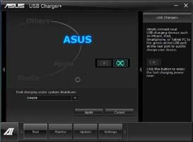 Setting up the charging function When a portable device is connected to the USB port of the PC, the USB Charger+ automatically detects the kind of your device.
