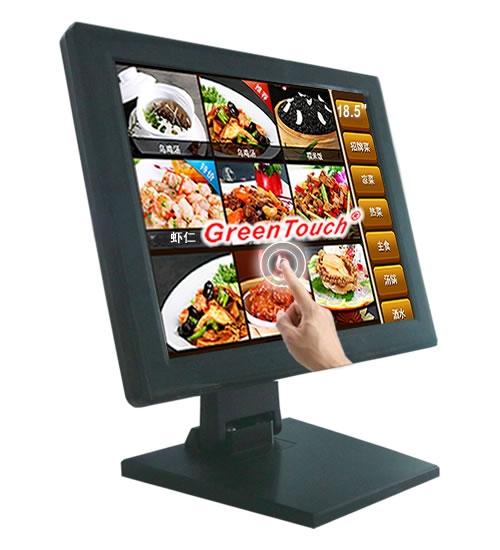 Product brief introduction GreenTouch Desktop Touch Monitor adopt new A + LCD screen produced by international companies, designed with all-plastic ergonomic shell, and new energy-saving drive board.