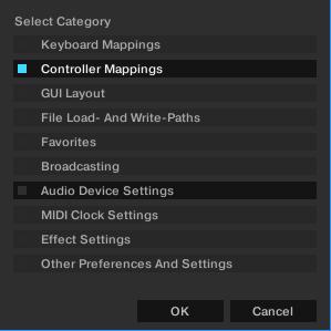 Configuring MIDI Controller for Controlling TRAKTOR 15. CONFIGURING MIDI CONTROLLER FOR CON- TROLLING TRAKTOR This section gives you an overview of the Controller Manager page in the Preferences.