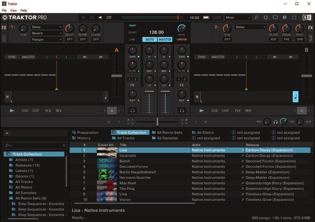 TRAKTOR Overview 6. TRAKTOR OVERVIEW The picture below shows the interface of TRAKTOR. 1 2 3 4 5 TRAKTOR PRO 3 user interface.
