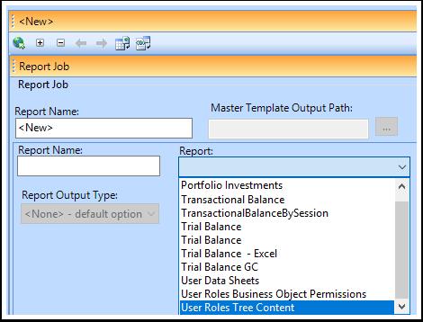 Note: It is possible for a report job to have reports that use the master template and reports that don t use the master template.