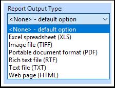 The output format for Excel and CSV reports cannot be changed. Output Path Tags The output path accepts tags for any of the report parameters.