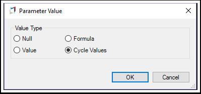 Cycle Values The value type Cycle Values generates individual reports for all values available in the selected parameter when