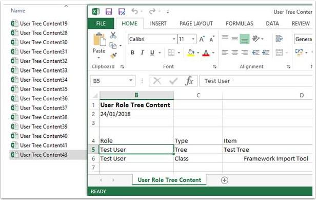 Separate reports are generated for all user created user roles. Create the Master Template The master template can be created by saving an Excel as an Excel Template (.XLTX).