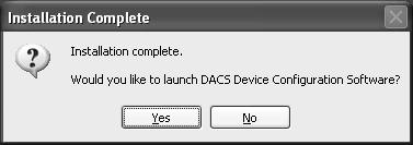2.4.1.5. Driver Installation Prompt This prompt will pre-install the necessary USB drivers to communicate with the AMU50 and RM01 through DevCS.