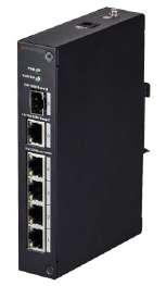 IN-41POE IN-81POE IN-882POE 4 - Port PoE Switch with Gigabit Uplink Features - Layer 2 industrial PoE switch - Supports IEEE802.3af, IEEE802.3at standards - Conforms to IEEE802.3, IEEE802.3u, IEEE802.