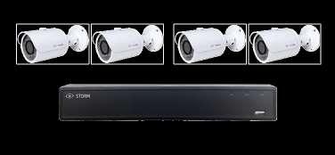 Kit Includes: 1 x 4 Channel 1TB 4K NVR (INS4414KN1T) 4 x 2 MP Bullet Cameras (INSBO2IRF) Kit