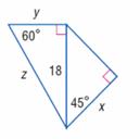 Triangle Ratios to solve for x