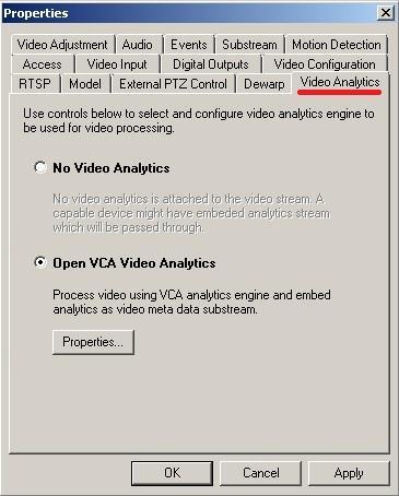 Accessing VCA Configuration All configuration of the CORTROL VCA engine is