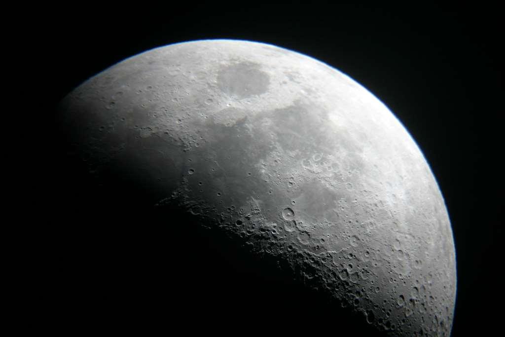Telescope Lens Moon at