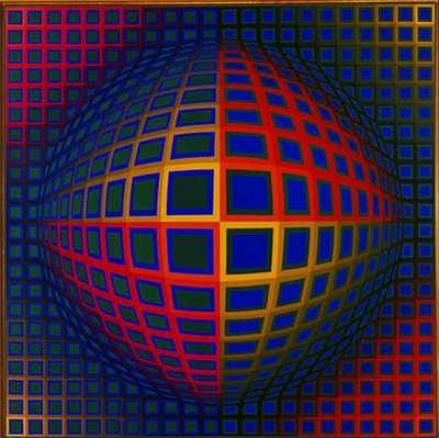 Hyperbolic Vasarely Patterns 4.