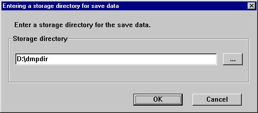 Specify a directory in which save data has been stored and click the