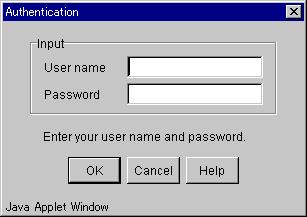 Specify the URL of the initial window of Softek AdvancedCopy Manager to display the initial window. 2. The following login window will be displayed.
