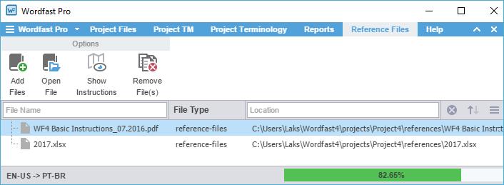 10. Manage Reference Files You can include reference files in a project to provide context.