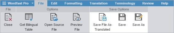 6. Translate or Review Files 5. (Optional) Click Synchronize Live Preview on the File tab to refresh the pane.