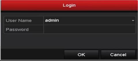 In the Login dialog box, if you enter the wrong password 7 times, the current user account will be locked for 60 seconds. Figure 2.