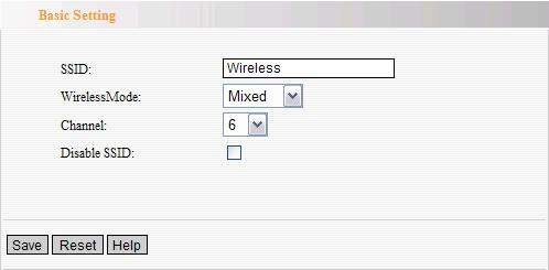 DNS Server 202.96.128.68 Address Secondly 202.96.134.134 DNS Address Then you should fill in your parameters as the figure beside. 2.9 WLAN Setting Basic Configuration In this page, we set the basic wireless parameters 1.
