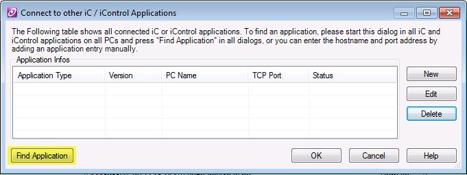B. Connecting the ic/icontrol Applications Automatic Method 1. Start ic IR. 2. Go to the main Tools menu and select Connect to other ic/icontrol applications 3.