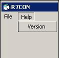 You can create and edit configuration sets on the PC without actually connecting to a hardware module. 1) Click [Upload] button to read out the current configuration setting from the R7 module.