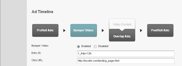 7. For bumper videos (a bumper video is a static pre-roll that does not use an ad