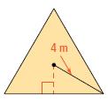 Find the surface area of the smaller figure if the surface area of the bigger figure is 96π