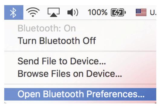 Pairing the keyboard with Mac 1. After a Bluetooth device(for Mac) is selected, for the first time use, pairing is required.