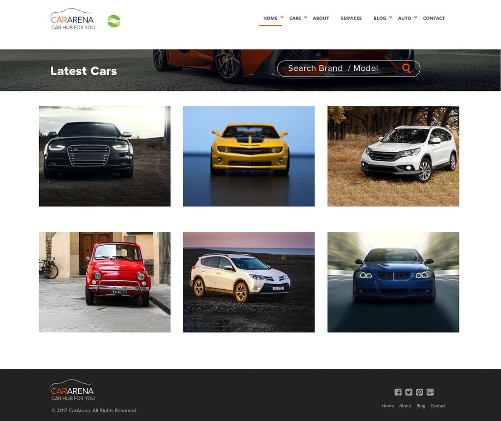 Dealer Page - Car Brands Select the car brand/make of your choice to be navigated to a page with car
