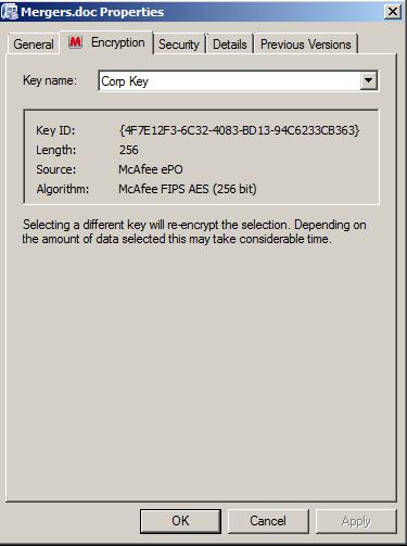10.3 Explicit Decryption The Decrypt option on the context menu allows you to manually decrypt a file or folder. This option is unavailable to the users if the folder has been encrypted by policy.