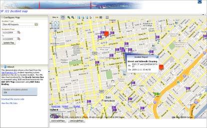 Oracle Mapviewer : architecture Mapviewer client side external map providers elocation, Google, Bing