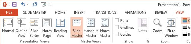 TIP PowerPoint Ribbon View Tab Slide Master Master Slide saves time by changing the Default Font for all text Rather than updating your slides one by one, you can save time by changing the default