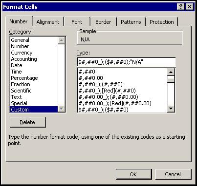 Excel 2003: Level 3 Lesson 6 - Using Conditional and Custom Formats Creating a custom format Procedures 1. Select the cells to which you want to apply a custom format. 2. Select the Format menu. 3. Select the Cells command.