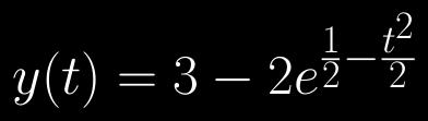 Example Find the numerical solution to Cauchy s IVP Compare it with the exact solution 1.
