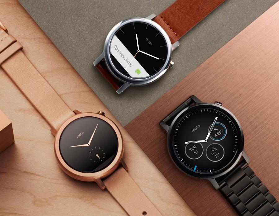 Up next is Motorola s second generation of 360 smart watches.