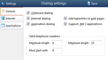 Clipboard dialing can be turned on in the Settings -> Dialing settings page.