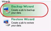 Select what you would like to backup from the following options: All of my <drive>: Choose