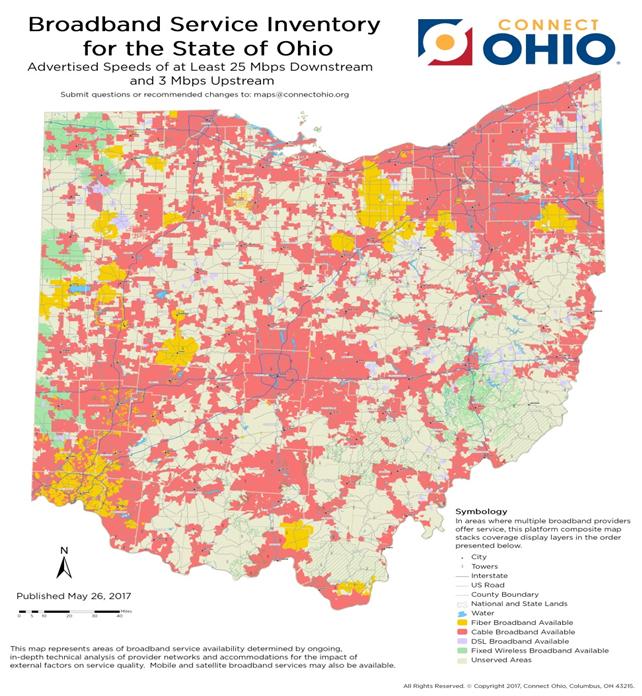 Connectivity Gaps Ohio