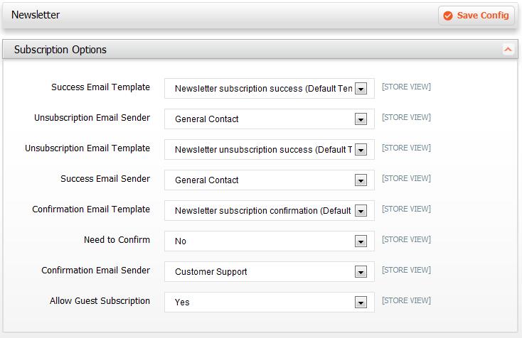 10. Managing Newsletter Subscribers Magento Go provides newsletter functionality enabling store administrators to enroll customers who have registered to receive newsletters.
