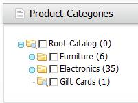 Creating and Managing Products Assigning Your Product to a Category To assign your product to a category: 1. Select the Categories tab in the Product Information panel on the left. 2.