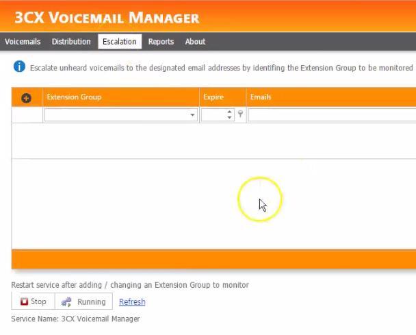 Escalation With the Escalation feature, you can ensure important voicemails never go unheard. This feature makes it easy to automatically escalate unheard voicemails to the designated email addresses.