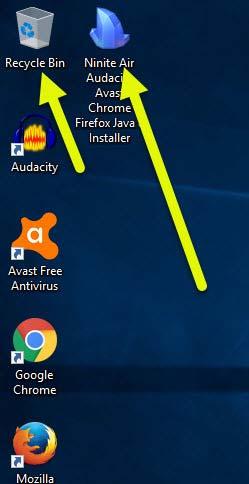 Once the restart has completed you should see additional icons on your desktops for programs that have been installed.