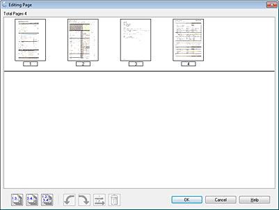 Scanning I Click Edit page or Save File. Edit page Select this button if you want to delete or reorder any of the pages.