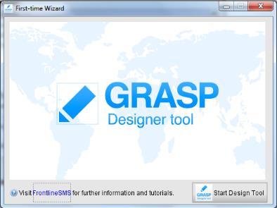 Accessing the GRASP Designer Tool Double clicking on the shortcut Design tool on the desktop, or select the
